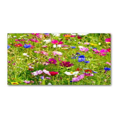 Field Flowers - Wrapped Canvas Print