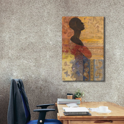 Femmes sur toile, art mural 3 po par Albena Hristova, 26 po x 40 po