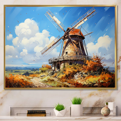 Masina Allemagne, moulin à vent hollandais I - impression