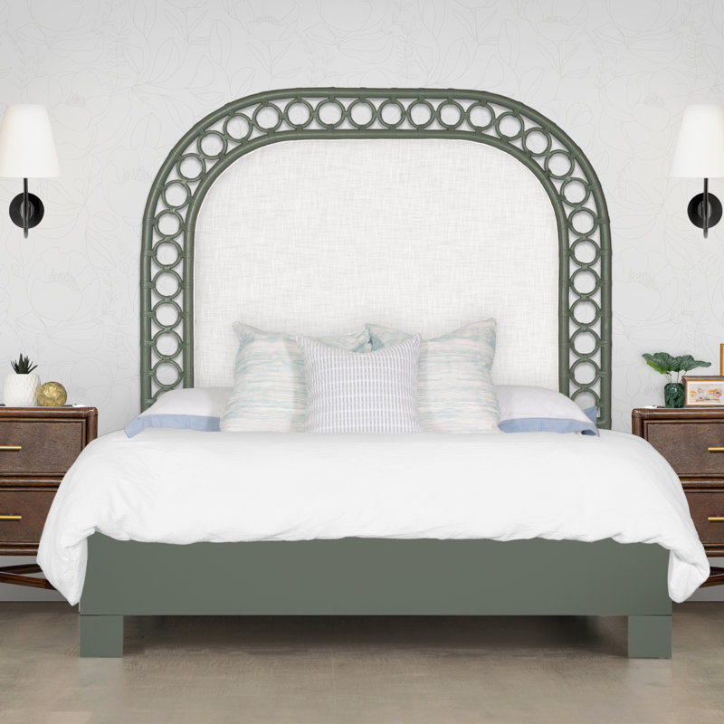 Solana Headboard, Queen, Evergreen