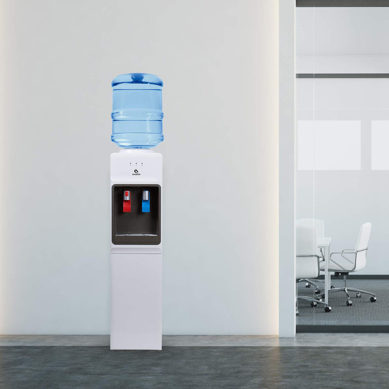 Avalon White Top Loading Hot & Cold Water Cooler Dispenser
