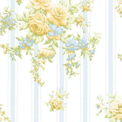 Burkhead 32.7' x 20.5" Bouquet Floral Wallpaper