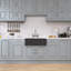 Farmhouse/Apron Kitchen Single Bowl Fireclay Kitchen Sink with Sink Grid and Basket Strainer-91583893