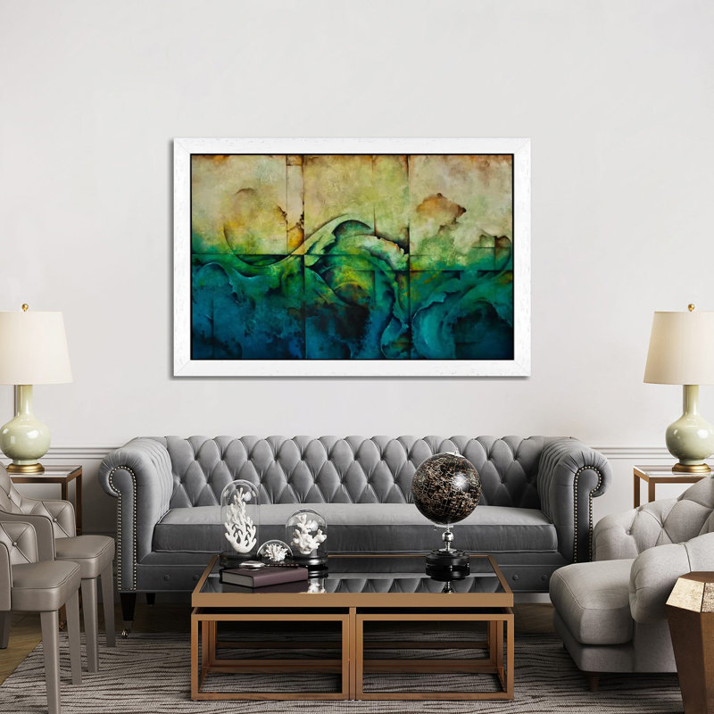 Paradise by CH Studios - Print, 152.5 cm H x 101.5 cm W, White Floater Framed
