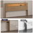Queen Headboard, Storage, RGB LED Lighting, USB & AC Charging Station, Recessed Baseboard – Modern Wood Bedroom Furniture-1239856386-1239856415