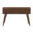 Storage Sofa Table Walnut Finish