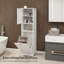 Armoire de trieur de linge inclinable de 16 po de largeur, armoire de rangement verticale avec doublure amovible, panier à linge de ferme compact, blanc