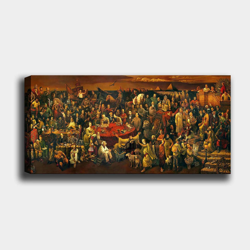 Superbe peinture sur toile décorative, 11,8 po x 31,5 po | 100% toile, encadrée avec un cadre 100% bois (épaisseur: 1,6 po) | Parfait pour la décoration intérieure, le salon et le bureau, élégant et accrocheur