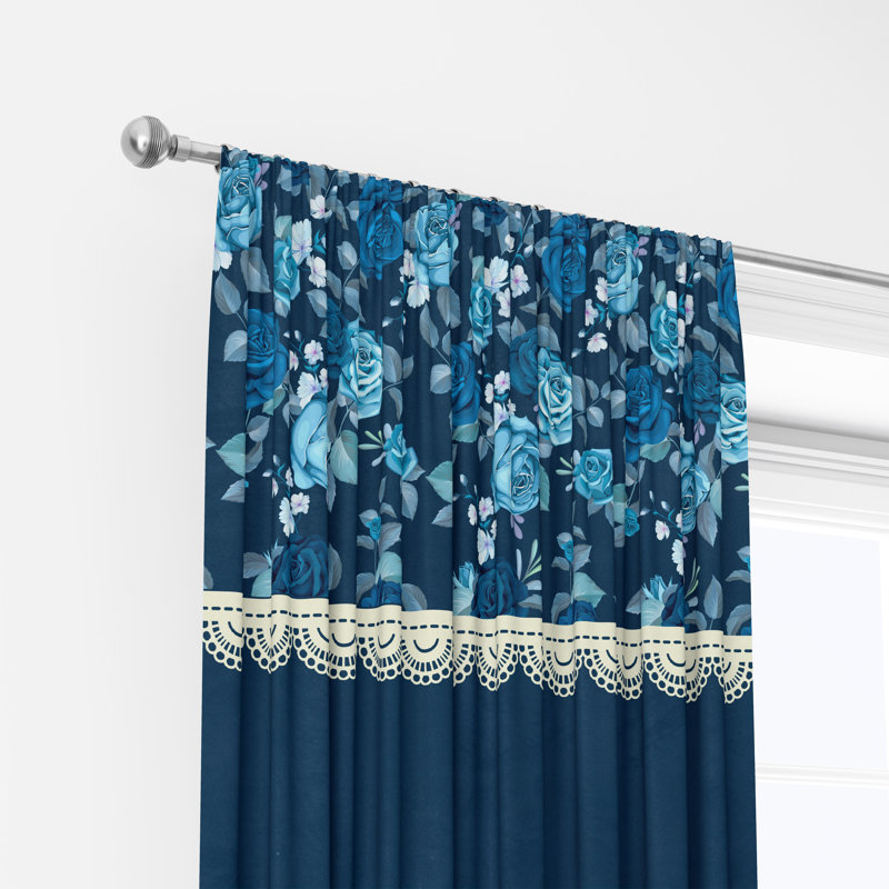 Semi Sheer Curtain Pair, 20" W x 52" L