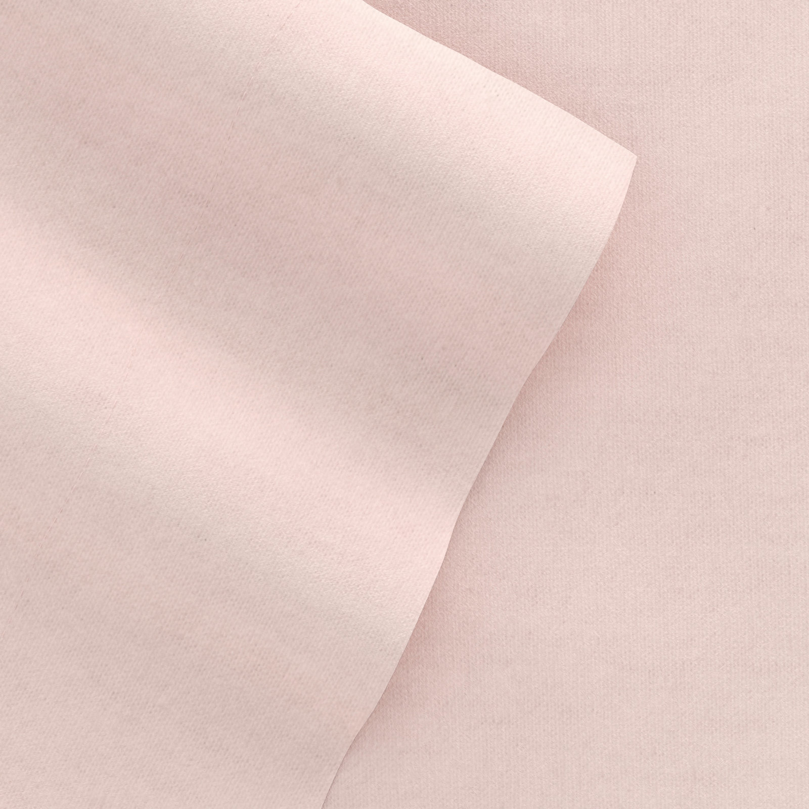 Rience 100% Cotton Solid Flannel Sheet Set, California King, Blush