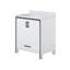 Meuble-lavabo blanc 30 po X P 22 po D, avec plateau en marbre de culture