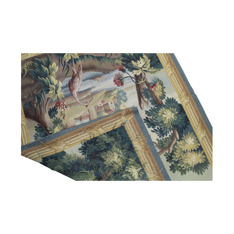 Hand-Knotted High-Quality Blue Area Rug