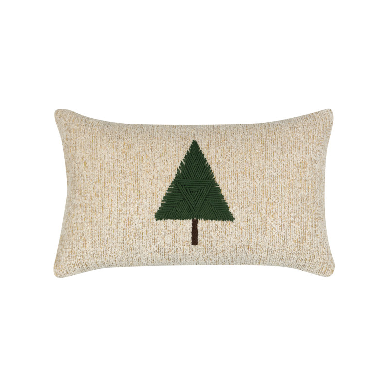 Douglas Fir Lumbar Indoor / Outdoor Pillow Cover & Insert