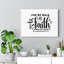 For We Walk By Faith Corinthians 5:7 - Wrapped Canvas Print-1924861172