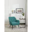 Fauteuil en sherpa de style moderne Mid-Century-12817502