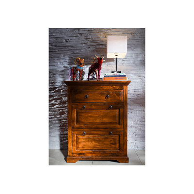 Oxford Solid Wood 80cm W 1 - Drawer Chest of Drawers