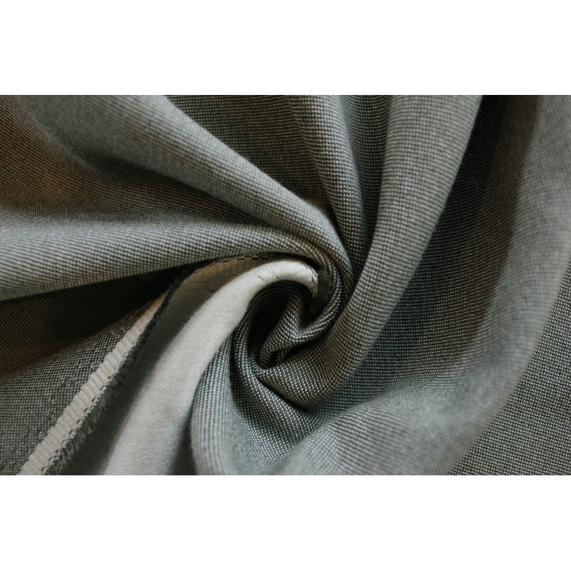 Uni Collection 100% Cotton Room Darkening Curtain Single Panel, 142cm wide x 345cm high, Olive