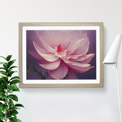 Creative Carnation Flower - Single Picture Frame Print