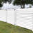 Louvered 5-in x 5-in x 102-in Right End/Gate Post-73536241