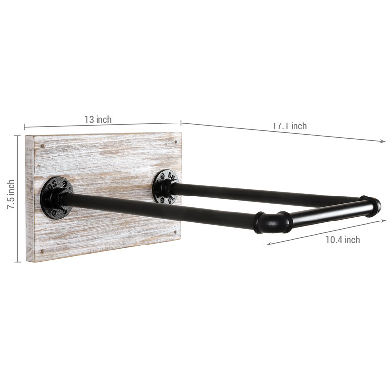 Farhadbek Wall Mounted Home Yoga Ball Rack, Beige