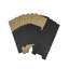 Boîte de 10 petites boîtes de tombola en carton noir 6 x 6 x 12 po