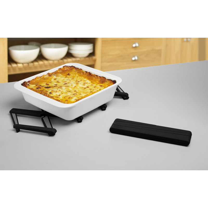 Joseph Joseph Stretch Expandable Trivet for Hot Pots and Pans, Black