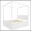 Grand auvent plateforme Geib avec lit gigogne simple et 3 tiroirs de rangement-710360967