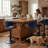 Adjustable Height Bar Stools With Fabric Seat Swivel Stool With Backrest For Kitchen Island, Bar, Home Pub​​-406743105-406839201