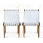 Ensemble de chaises longues en corde exquise pour les espaces extérieurs élégants-1786013923