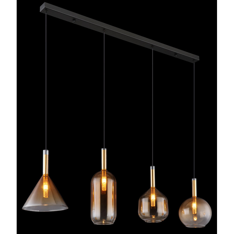 4 - Light Matte Black Pendant