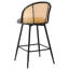 66 cm H Swivel Upholstered Bar Stool & Counter Stool with Metal Legs (set of 2 & set of 4)-2033917740-2033917736