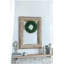 Couronne de verdure S / 2 pour décoration murale de fenêtre de mariage