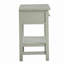 Finley 1-drawer Storage Nightstand - Antique Gray