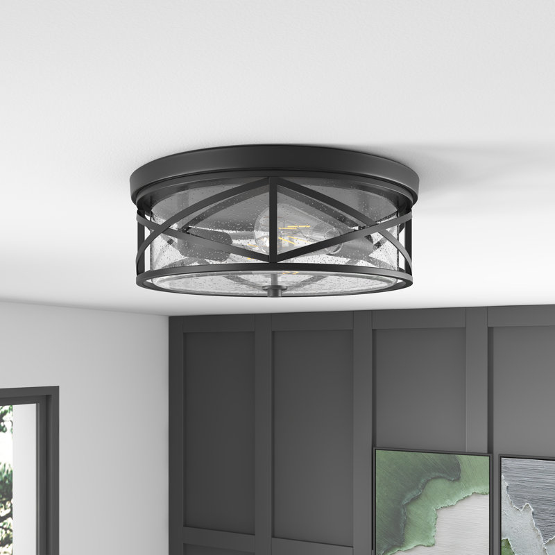 Parvin Glass Flush Mount
