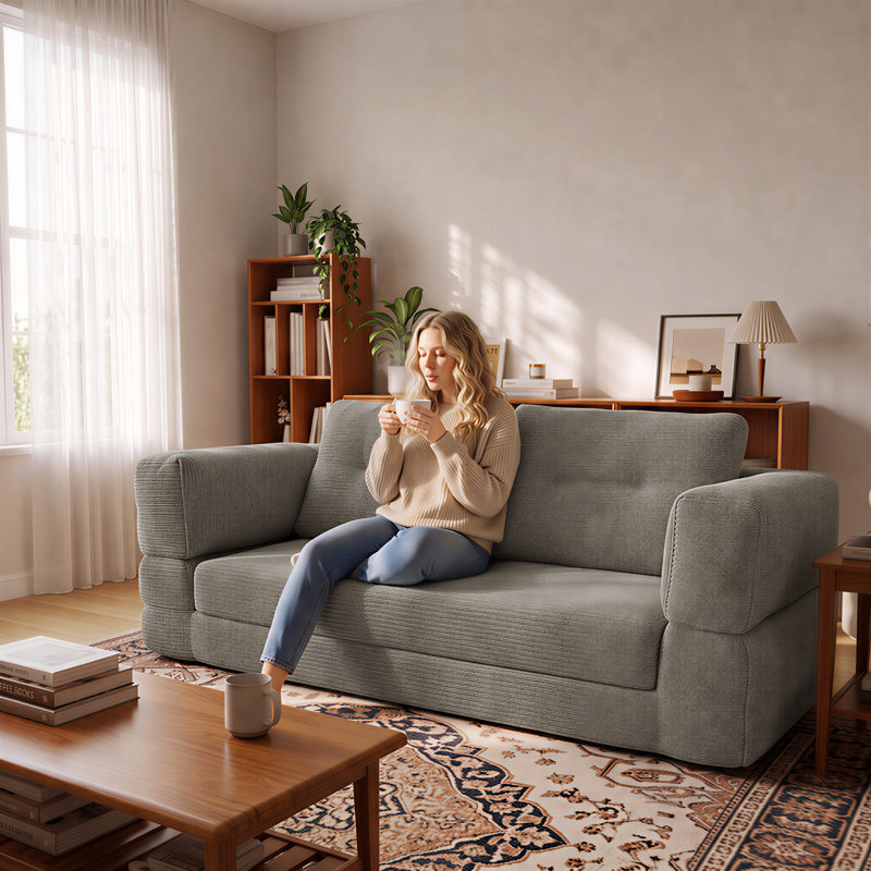 2 Seater Corduroy Sofa