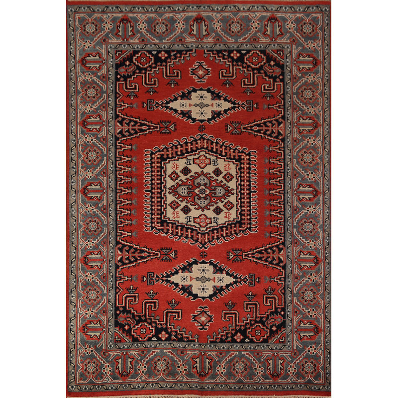 Tapis traditionnel indien en laine 6 x 9