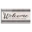 «Welcome to Our Happy Place» par Cindy Jacobs, art mural en verre acrylique-486493751