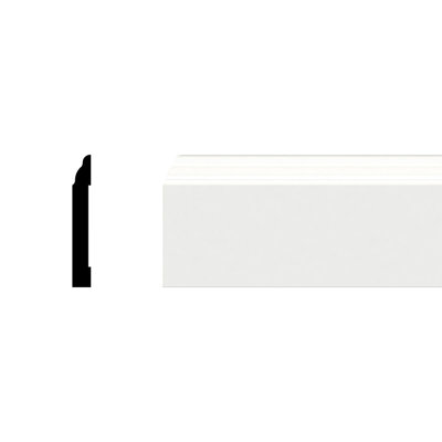 Moulure couronnée H 3 1/4 po x l 96 po x P 1/2 po