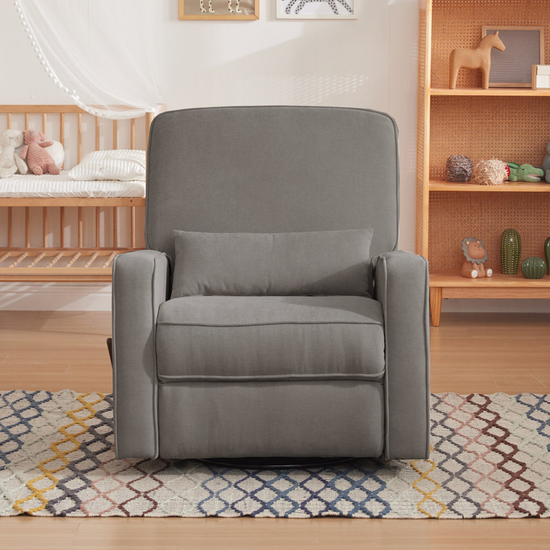 Fauteuil inclinable et pivotant Azizi, Brown