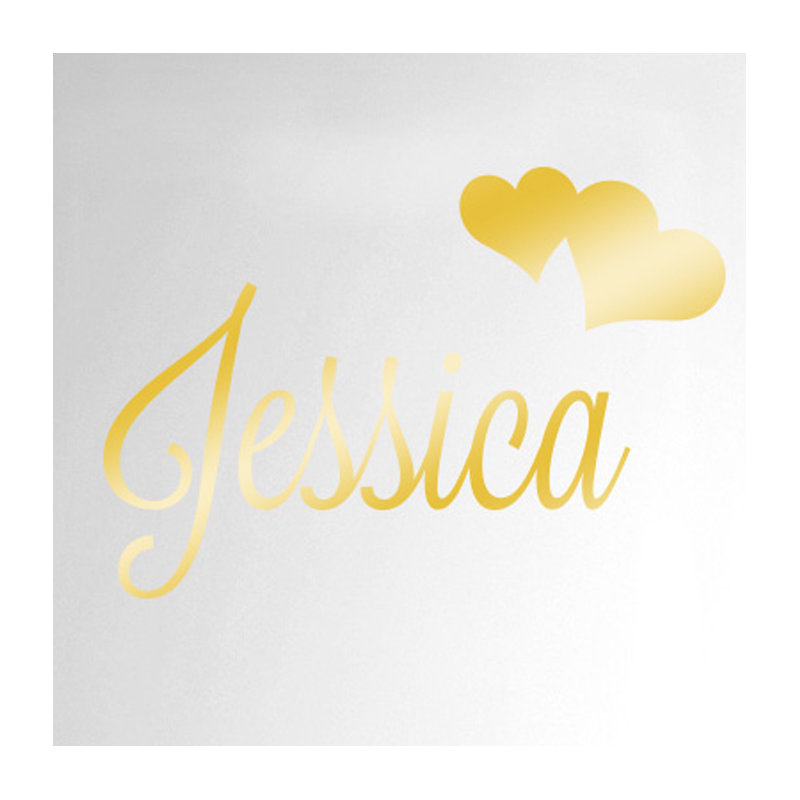 Wall Decal, Shiny Gold