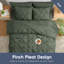 Ensemble d'édredon plissé avec draps Bed-in-a-Bag-103134061-103134051