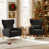 Black;2 Chairs Set