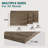 Bartlum Sturdy Solid Hevea Wood Block Countertop Dark Walnut for Workbenches-937554192