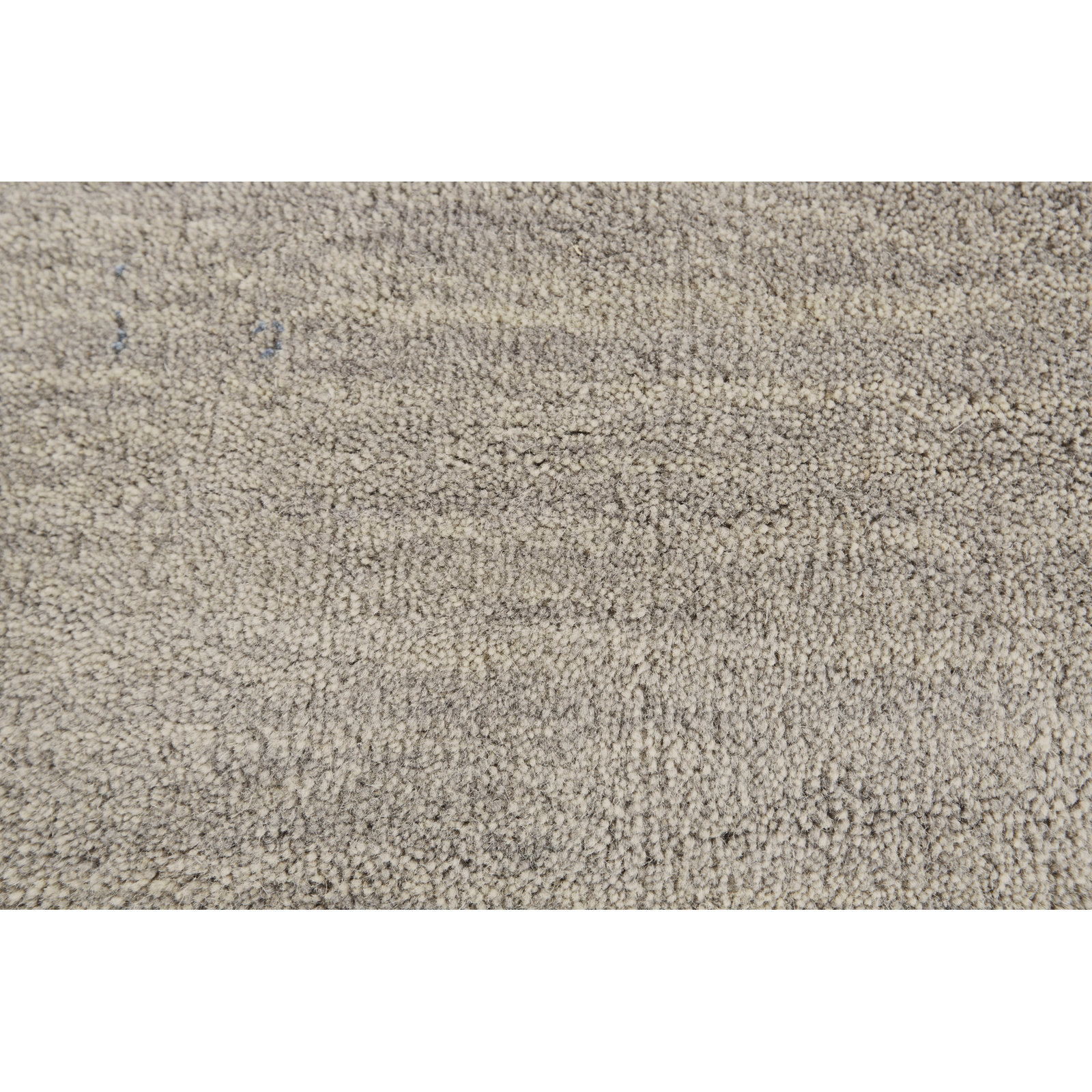 Kaden Warm Gray Hand-Woven Wool Rug, Rectangle 2' x 3'
