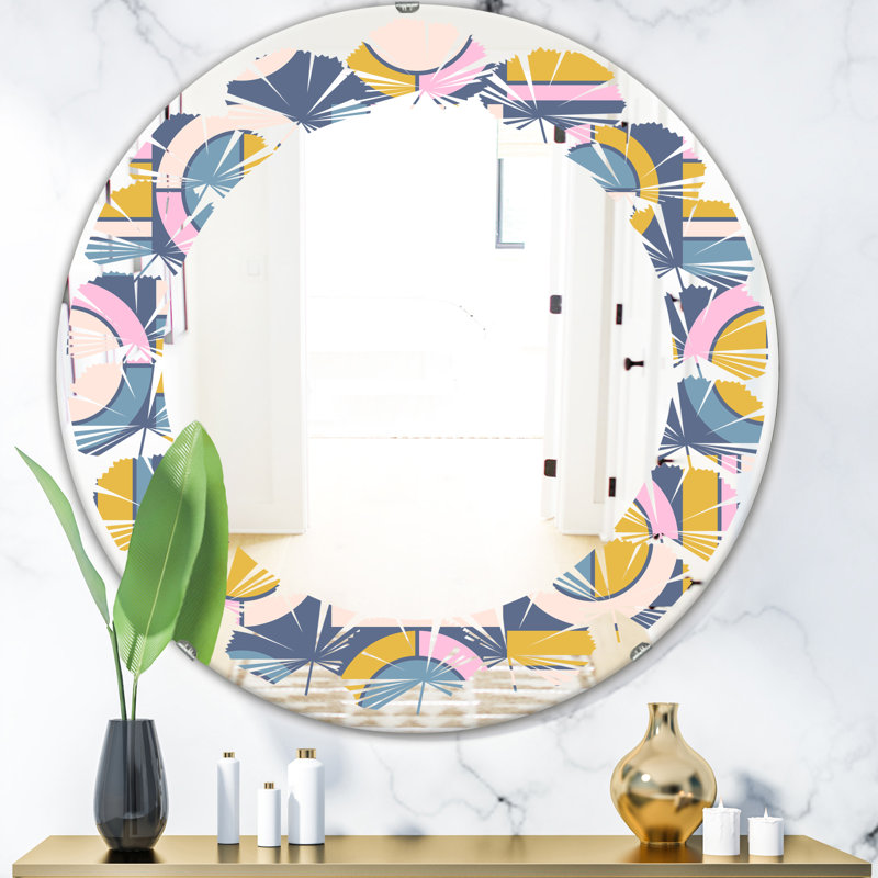 Miroir mural Leaves, H 31,5 po x l po