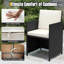 9 Pieces Rattan Garden Furniture Set Wicker Chairs Sofa Table For Outdoor Patio-777409995