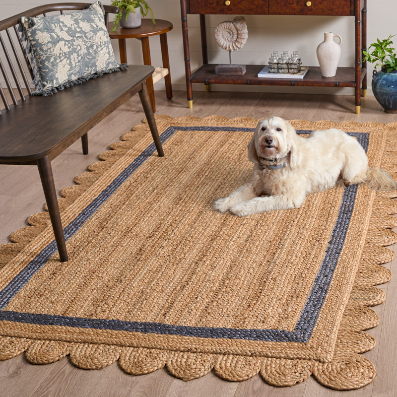 Inaki Jute/Sisal Area Rug, Rectangle 6' x 9'