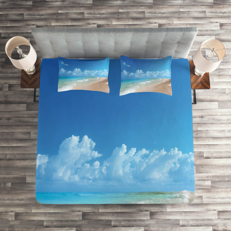 Bunny Coastal Polyester Coverlet