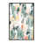 Toile encadrée de bois rustique foncé