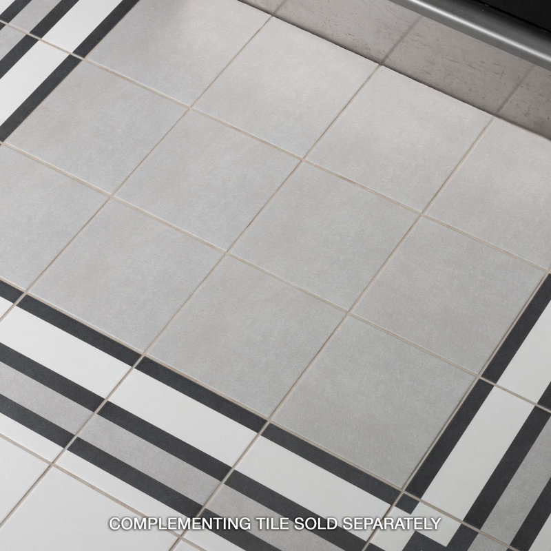 Twenties 8" x 8" Ceramic Patterned Wall & Floor Tile